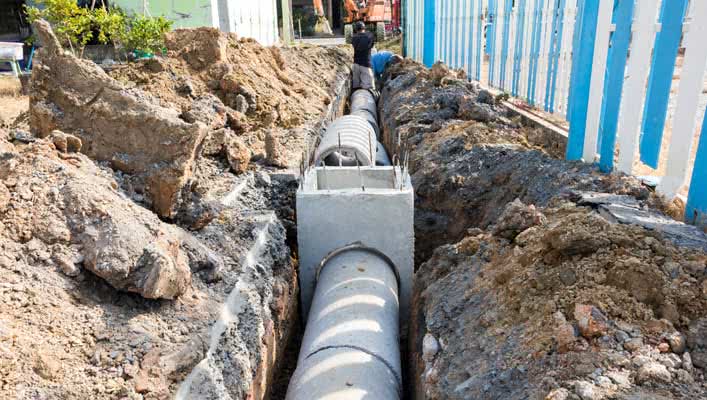 Installing Storm Drain