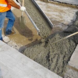 Pouring Asphalt